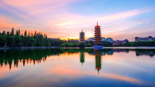 Sun and Moon Pagodas