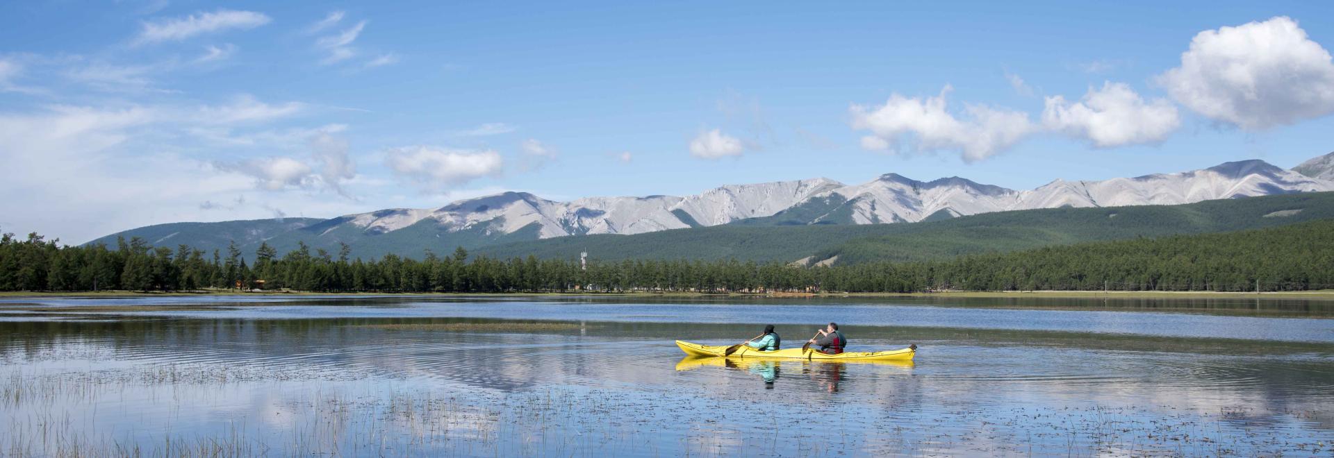 Lake Khuvsgul in Mongolia