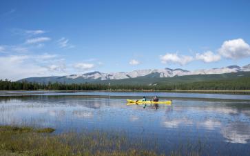 Lake Khuvsgul in Mongolia