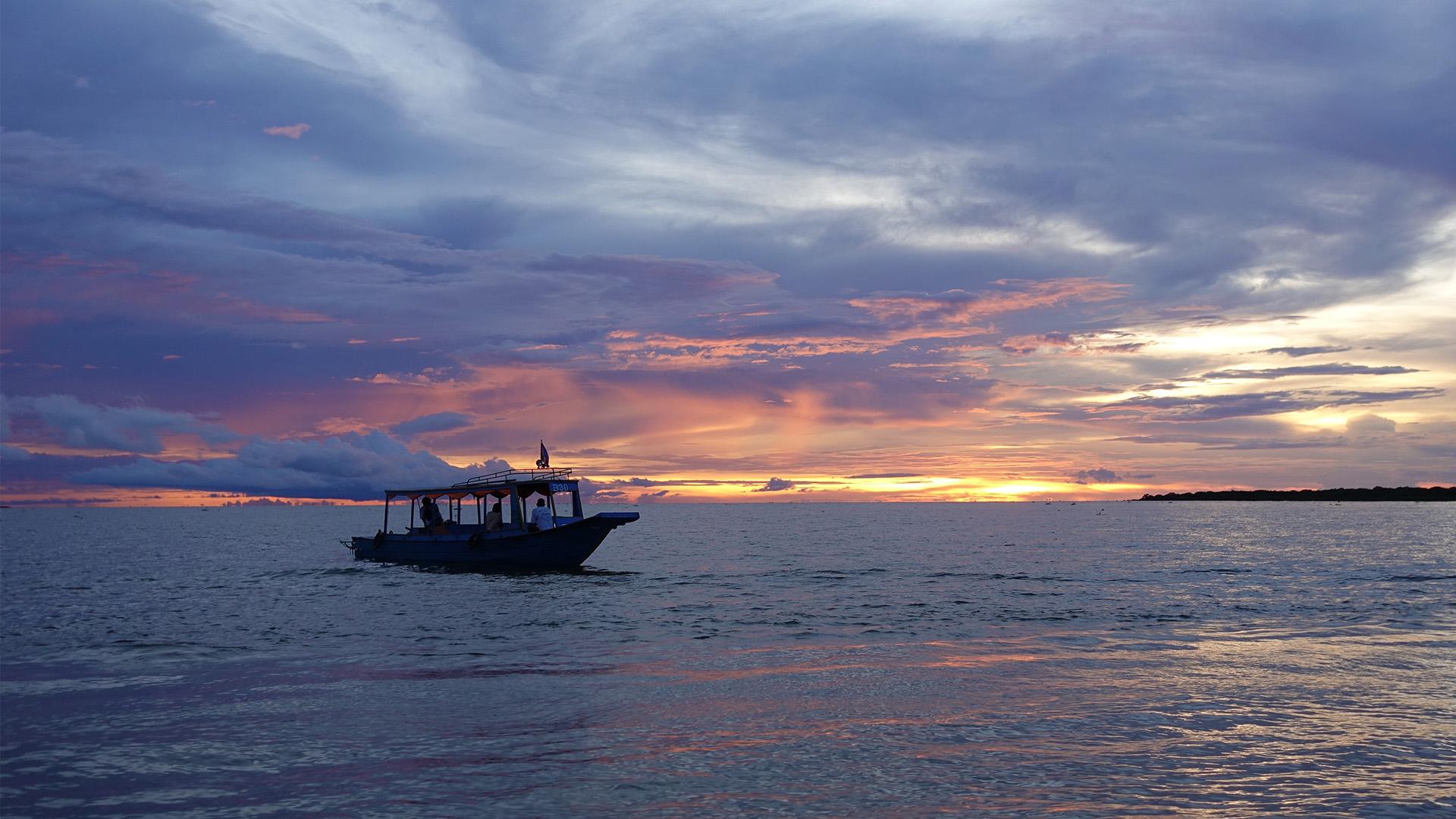 Tonle Sap Lake in Cambodia